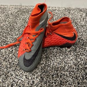 Kids Nike HyperVenom soccer shoes